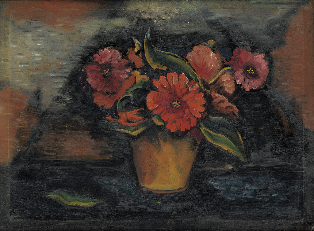 HALE WOODRUFF (1900 - 1980) Flowers.